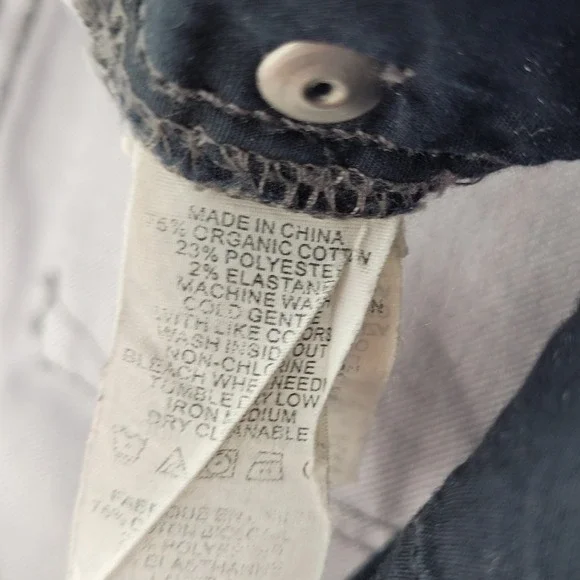 Prana Skinny Pants Womens Size 6/28 Gray Geometric Pattern Organic Cotton Blend - Picture 4 of 7